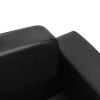 Dog Sofa Black 31.5"x19.7"x15.7" Faux Leather