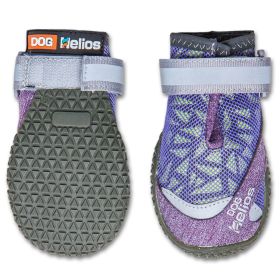 Dog Helios 'Surface' Premium Grip Performance Dog Shoes (Color: Purple, size: X-Small)